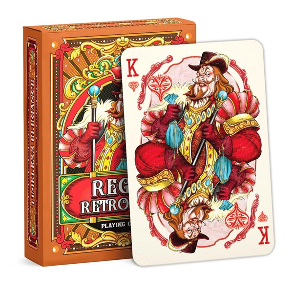 99FOX Regal Retrocade Playing Cards Vintage Card Decks for Adults Teens Friends Family