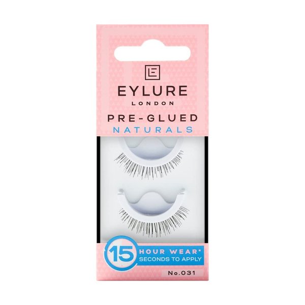 (Pack of 5 Pairs) Eylure Pre-Glued Naturals #031 False Eyelashes