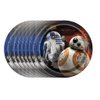 Star Wars Birthday Party Supplies Bundle Pack includes 24 Plates, 32 Napkins, 6 Tattoos