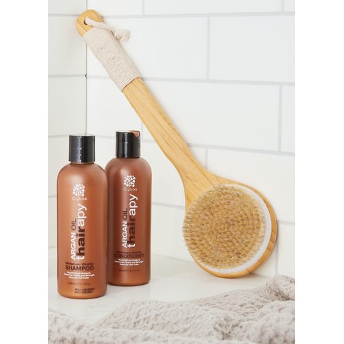 Moroccan Argan Oil Shampoo and Conditioner Set (2 x 8oz.) Ultra Hydrating Volumizing & Moisturizing, 100% Safe for Color Treated Hair, UV Protection. Salon Quality For Men & Women All Hair Types