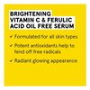ACURE Face Brightening Vitamin C & Ferulic Acid Serum - Day & Night Oil Free Glowing Facial Serum - Vitamin C, Ferulic Acid & Pineapple Extract For Natural Brighter Look - for All Skin Types 1 fl oz