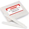 Professional Nail Files Double Sided Emery Board 80/100 Grit for Poly Gel Acrylic Nail Extension Manicure Pedicure Tool White 50Pcs