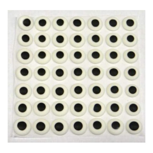 Candy Molds N More Edible Royal Icing Candy Eyes Cookie Decorations 7-16th inches, Quantity 84