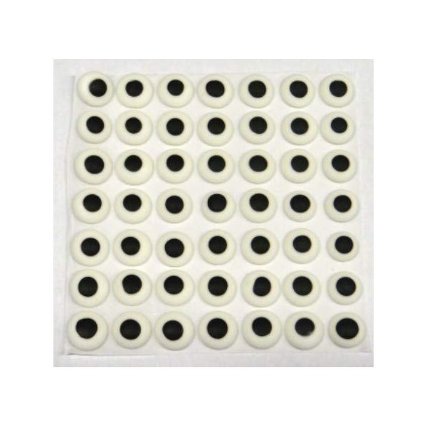 Candy Molds N More Edible Royal Icing Candy Eyes Cookie Decorations 7-16th inches, Quantity 84