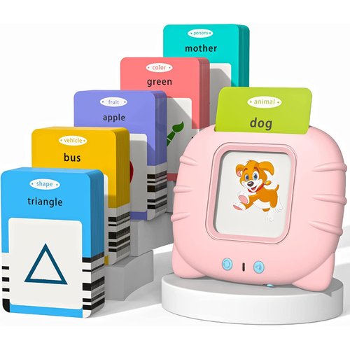 Startcan Toddler Learning Toys for 2 3 4 5 Year Old Girls, Autism Sensory Toys for Autistic Children, Speech Therapy Toys, 112 Cards - 224 Sight Words Talking Flash Cards
