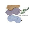 Premium 25 Momme Mulberry Silk Eye Mask for Sleeping (Frosty Blue)