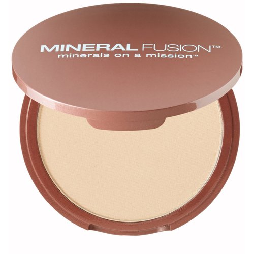 Mineral Fusion Pressed Makeup Powder Foundation, Warm, 0.32 Ounce