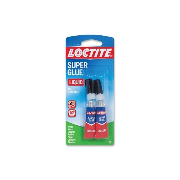 Loctite All-Purpose Liquid Super Glue - 0.07 fl oz - 2/Pack - Clear
