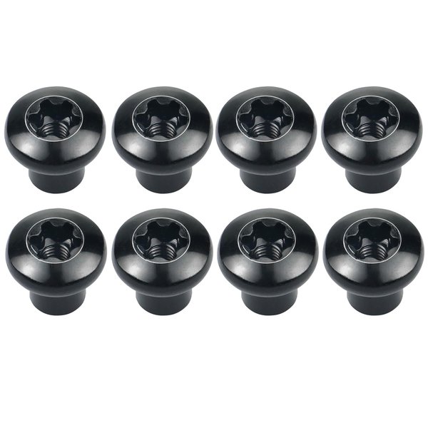 Door Hinge Nuts Replacement Screws Compatible with 2007-2018 Jeep Wrangler JK JKU (8Pcs)