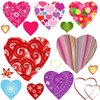 Temporary Tattoo Grab Bag - 50+ Heart & Love Tattoos - Waterproof Safe Removable Made in USA
