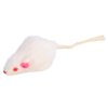 JTLB Cat Toy Mouse,Toy 12 Rabbit Fur Mice 14×10×4 12pcs Pet Cat Toy Small Plush Mouse Funny Cat Toy Fake Mouse for Kitten Cat