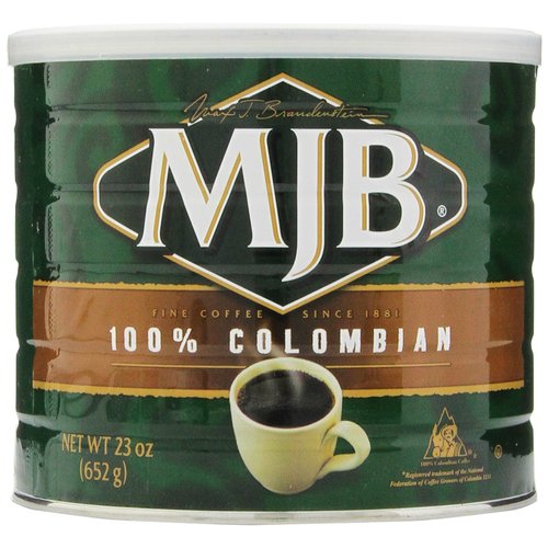 MJB Coffee, Colombian Ground Coffee, Medium Roast, 23 Ounce