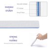 10 Pcs 80/80 Grit Nail Files for Acrylic Nails, Rectangle Nail Buffing Files Coarse Grit Double Sided Emery Boards for Nails
