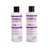Purple Shampoo and Conditioner for Blonde Lightening Color Treated Hair Silver and Gray Highlighted Hair/Paraben Free/Cruelty Free/Sulfate Free/Safe for Color-Treated Hair (8 fl/oz, DUO)