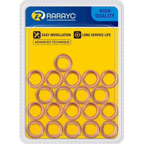 20 pcs Oil Drain Plug Gasket Crush Washer Replacement for Nissan Infiniti Models 11026-JA00A