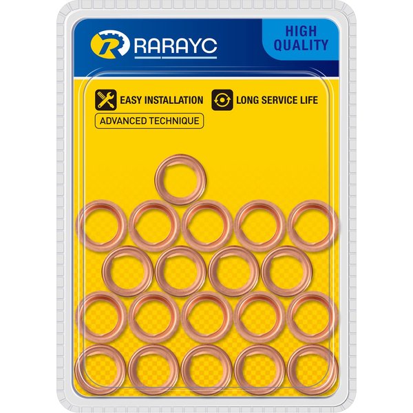20 pcs Oil Drain Plug Gasket Crush Washer Replacement for Nissan Infiniti Models 11026-JA00A