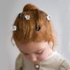 8Packs Mini Halloween Hair Clips,Spooky Cute Ghost Hair Accessories Acrylic Claw Clips Strong Hold Non Slip Hair Decorations for Women Girls (black and white)