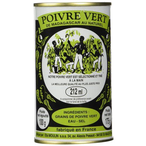 Madagascar Green Peppercorns in brine 3.52 oz,100g ,1 PACK
