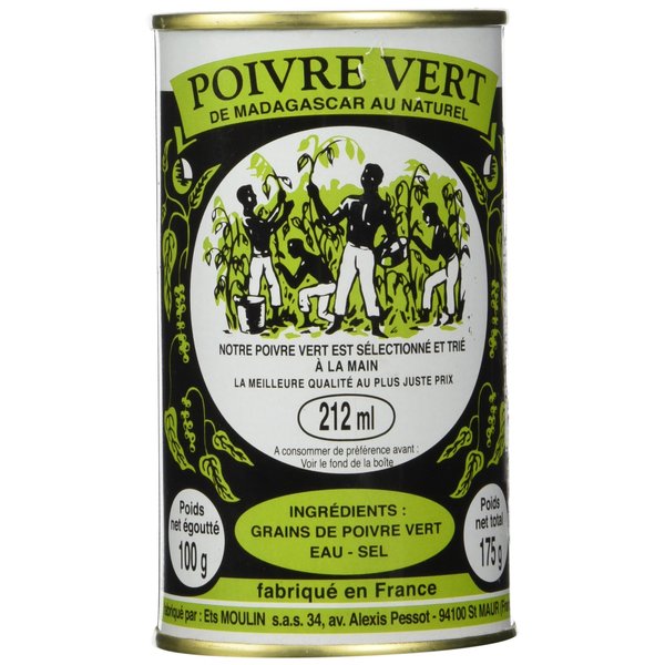 Madagascar Green Peppercorns in brine 3.52 oz,100g ,1 PACK