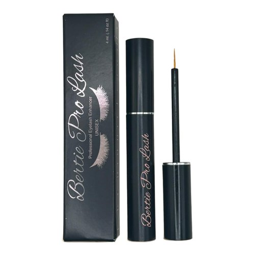 Bertie Pro Lash Enhancing Eyelash and Eyebrow Growth Hair Serum (4ml) Premium Make Up Vegan & Cruelty-Free Treatment for Natural Lashes, Extensions & Eyebrows.