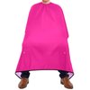 JUNZAN Hot Pink Barber Cape for Men Hair Cutting Cape Hairstylists Salon Adjustable Waterproof Father Gifts 55''x 65''