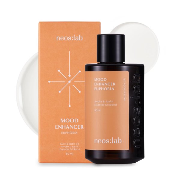 Mood Enhancer Euphoria Face & Body Oil 2.7 fl.oz. (80ml) - Vegan Aromatherapy, Herbal & Rosemary & Lavender Oil, Floral Scent, Hydrating Facial, Body Oil for Nourishing, Glowy Skin, Gua Sha Oil