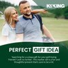 K9King Middle Finger Golf Ball Marker with Magnetic Hat Clip - Alignment Ball Mark | Funny Golf Accessories | Premium Golf Accessories for Putting Green Alignment - Funny Gift for Golf Lovers (Green)