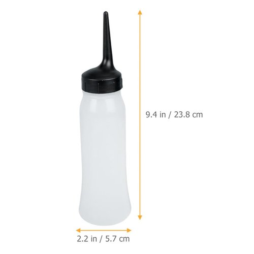 PACKOVE 3pcs Dry Cleaning Bottle Hair Dye Bottle Hair Dye Container Oil Bottles for Hair Small Squeeze Bottles Hair Color Bottles Dye Dispenser Bottle Plastic Bottle Pp Pointy