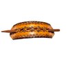 Leather Hair Barrette with Stick…. Unique Design Ponytail Holder for Women….. Hand Tooled Hair Clip….. Choice of 3 Colors #BT 2019