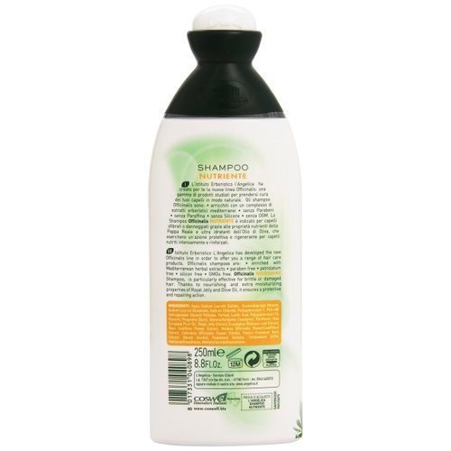 L'Angelica:"Officinalis" Nourishing Shampoo with Royal Jelly and Olive Oil 250ml - 8.45fl.oz [ Italian Import ]