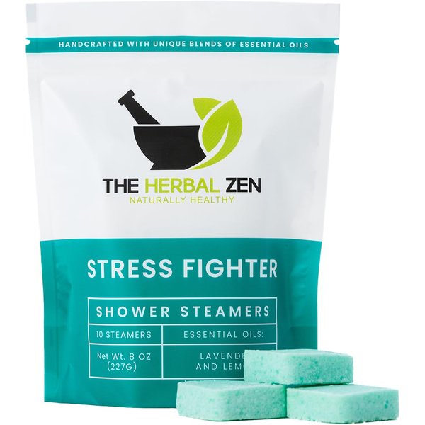 Stress Fighter Shower Steamers Aromatherapy with Essential Oils, Made in the USA Shower Bombs, Shower Bomb Aromatherapy, Relaxing Gifts for Women, Spa Day Gift, Easter Basket Stuffer