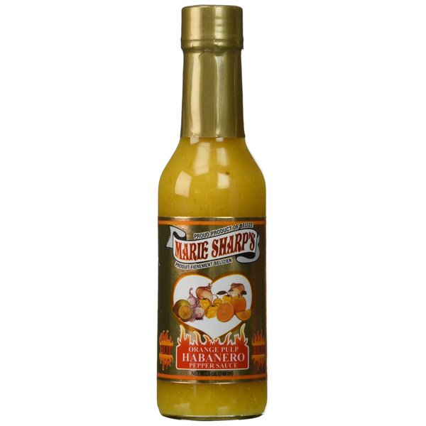 Marie Sharp's Orange Pulp Habanero Hot Sauce (5oz)