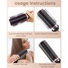 Retractable Detangling Hair Brush for Curly, Straight Wet Hair, Round Hairbrush for Blow Dry, Soft Bristles, Easy Clean Travel Brush