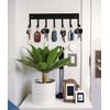 Myartte Key Holder Key Hooks Wall Decorative Zinc Alloy Key Organizer Rack with Screws and Sticker for Entryway, Kitchen, Bedroom, Organize Car Keys, House Keys, Small Accessories and Jewelry