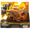 Mattel Jurassic World Strike Attack Herrerasaurus Dinosaur Action Figure Toy with Attack Feature & Movable Joints