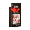 KISS Special Design Halloween Fake Nails, Glow-In-The-Dark, Style ‘Wicked’, with Pink Gel Nail Glue, Mini Nail File, Manicure Stick, & 28 False Nails