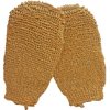 2 Pieces(5.1×9.0 inches) Natural Vegetable Fiber Exfoliating Sisal Bath Spa Shower Scrubber Loofah Rub Glove Mitt Mitten - Great for Your Skin Care in The Bath - Anti
