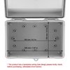 Sunnyglade ABS Plastic Dustproof Waterproof IP65 Junction Box Universal Durable Electrical Project Enclosure with Lock (6.7"x8.7"x4.3")