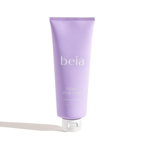 Beia Bikini & Body Scrub - Hydrating Scrub - All-Over Smoothing Effect - Whole-Body Approach - Dry Skin & Ingrown Hairs & KP Concerns - Sensitive Skincare - Gentle Exfoliation