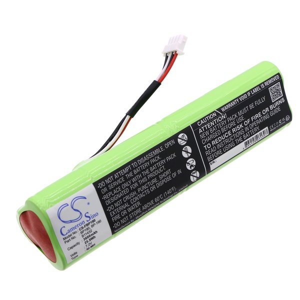 Battery for Fluke Scopemeter 192, 192B, 196, 196B, 196C, 199, 199B, 199C, Analyzers 433, 434, 435
