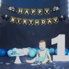 CupaPlay Police Happy Birthday Banner Party Decorations-Police Halloween Party Favors and Supplies Baby Shower/Birthday Wedding Home Decoration