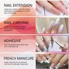 MUSILAN Monomer Acrylic Nail Liquid 150ML - Acrylic Liquid Monomer for Acrylic Powder Acrylic Nail Liquid Monomer with 3PCS Acrylic Brushes Size（8/10/14）For Acrylic Nails Extension Non-Yellowing