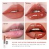 KQueenest Matte Liquid Lipstick with Clear Lip Gloss Mirror, Dual Ended Lip Color Long Lasting Non Sticky Lip Stain High-Pigment Burgundy Lip Stick Double Effect 24 Hour Superstay Lip Makeup