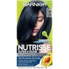 Garnier Hair Color Nutrisse Ultra Color Nourishing Creme, IN1 Dark Intense Indigo (Midnight Iris) Blue Permanent Hair Dye, 1 Count (Packaging May Vary)