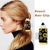 Creative Pencil Hair Claw Clips for Women 3 Pcs,Funny Claw Hair Clips for Thick Hair Appreciation Christmas Gift Idea For Friends