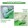 Gosear Bird Water Dispenser for Cage, 4pcs Bird Water Bowl 140ml Automatic No Mess Gravity Feeder Bird Watering Supplies for Pet Parrot, Parakeets, Cockatiel, Budgie Lovebirds and Other Birds