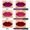 KARNAR 3Pcs Dark Red Purple Matte Lipstick Lip Set, Lip Stain,Lipstick Sets for Women Lippies Lip Matte Makeup Lip gloss Beauty Cosmetics Kit (SET01)