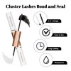 Lash Clusters DIY Lash Extension Kit 204pcs Individual Lashes Clusters Eyelash Extension Kit with Applicator and Lash Bond & Seal,Lash Extension Remover Mix 10-16mm C D Curl EASY TO USE-（DM27+DM28）