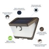 HALO OutdoorSolar Wedge LED Security Flood Light with Motion Sensor -800Lumens -Bronze (SWL0840B)