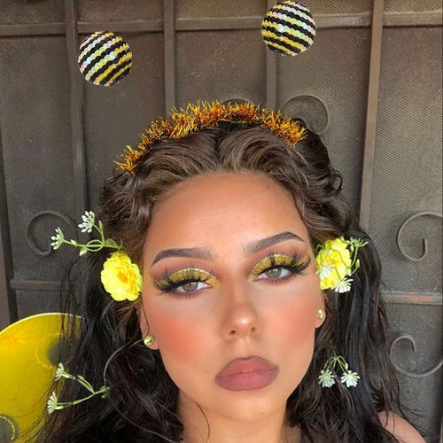 CAKURE Bee Tentacle Headband Bee Antenna Headbands Hair Band Costume Accessories for Birthday Cosplay Party Favors